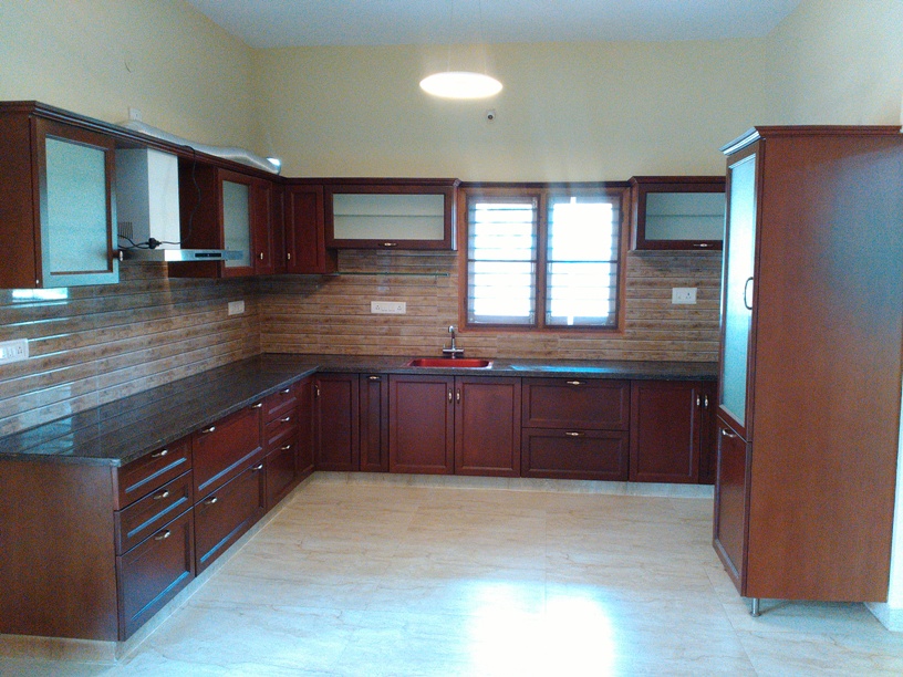 Furnished vacant kitchen cleaning